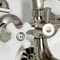 Kingston Brass Tub Wall Mount Clawfoot Tub Faucet with Hand Shower, Brushed Nickel KS225PXSN - alternate 3